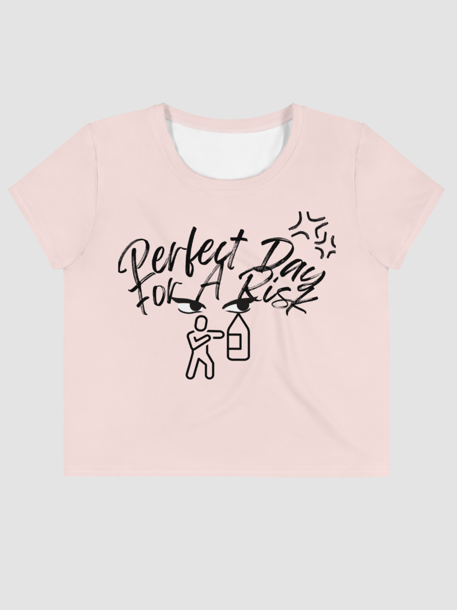 [High Risk ENT.] All-Over Print Crop Tee product image (2)