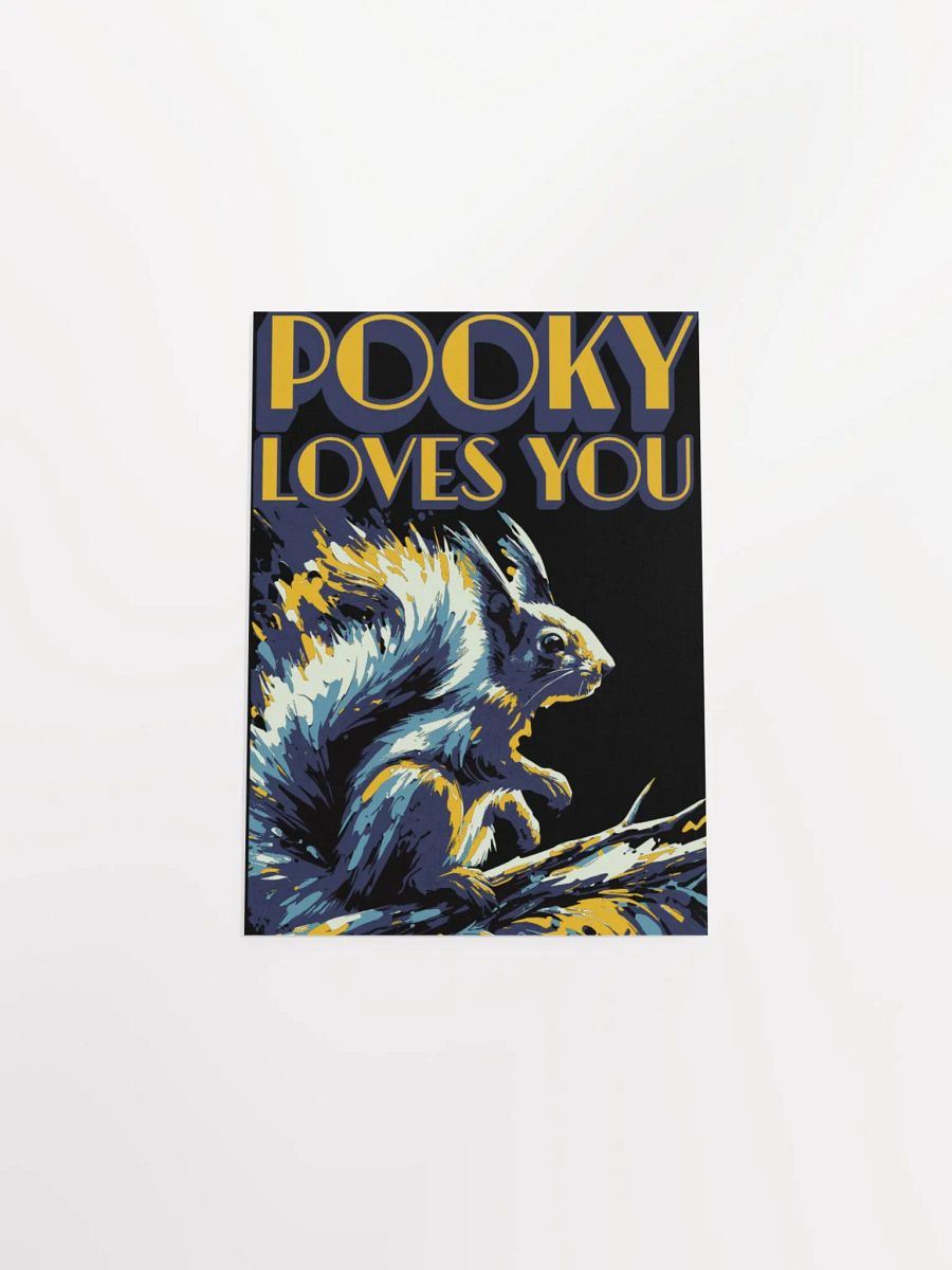 Pooky Loves You - Artistic Squirrel PRINT product image (4)
