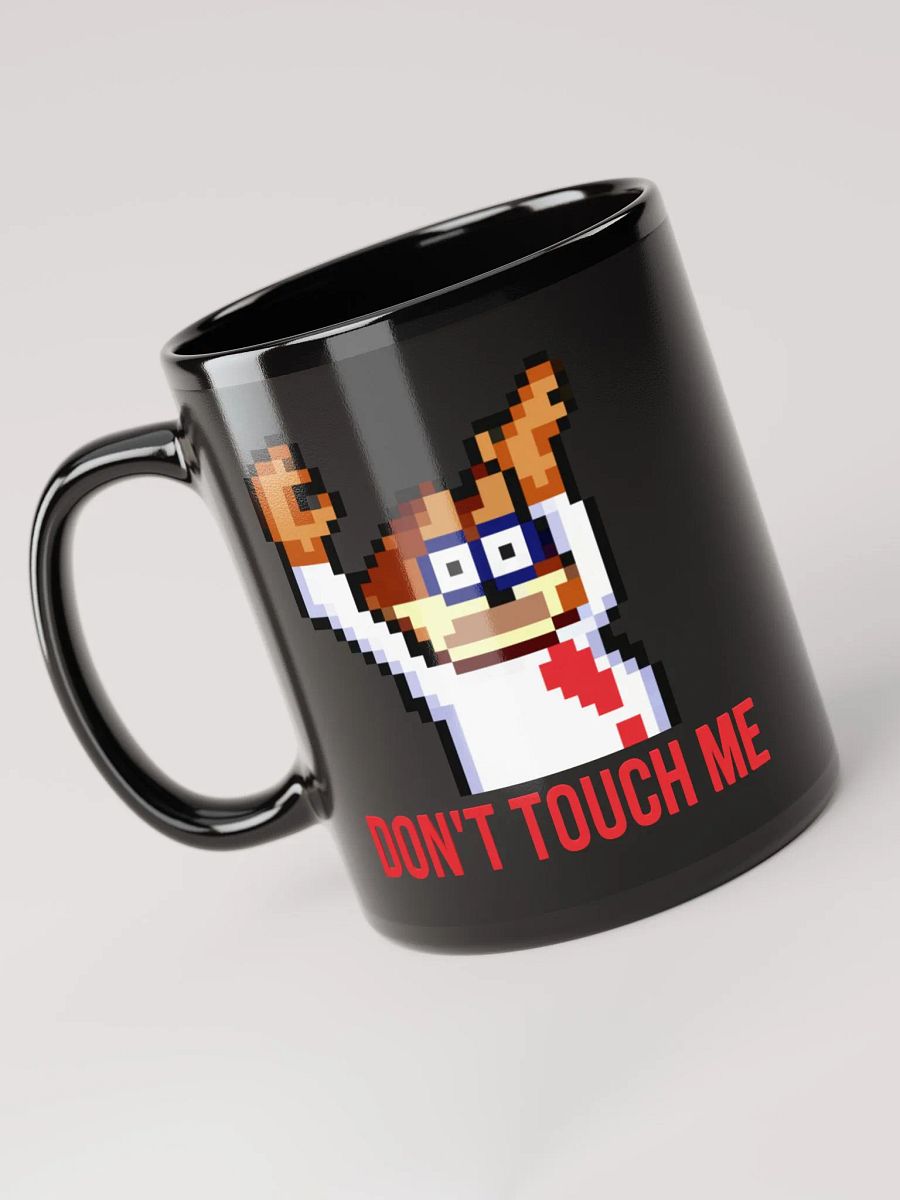 Don't Touch Me Mug Black product image (5)