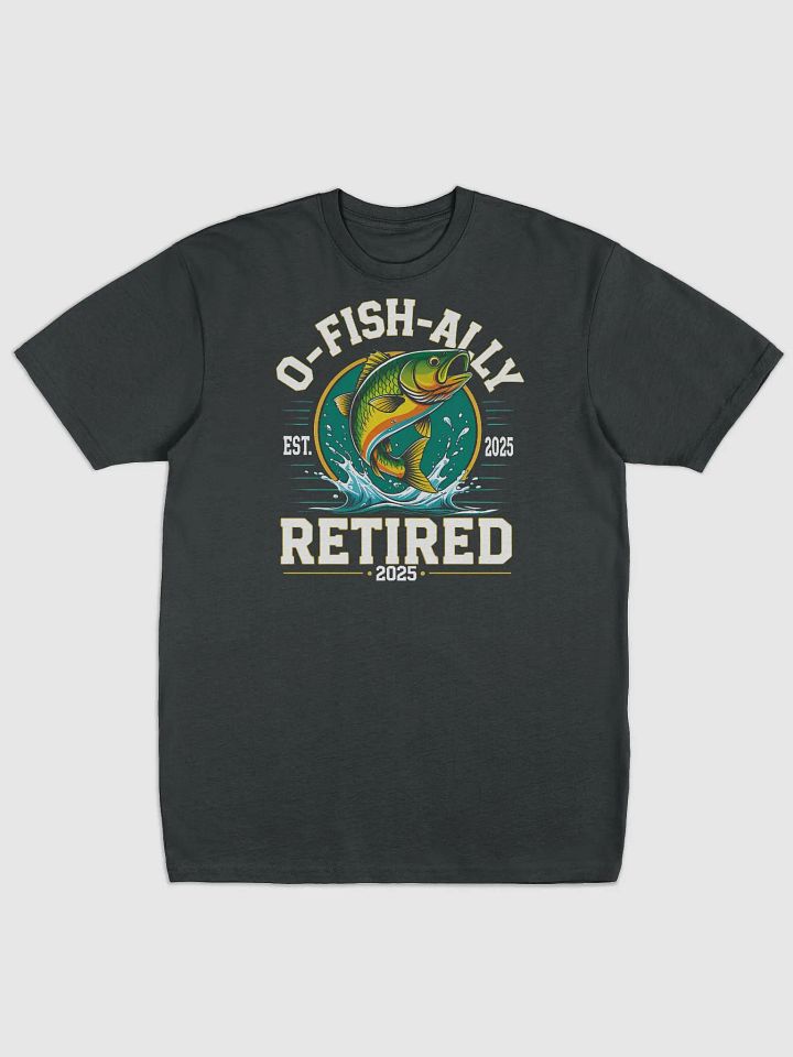 Funny Fishing Retirement 2025 Bass Fisherman Tee product image (1)