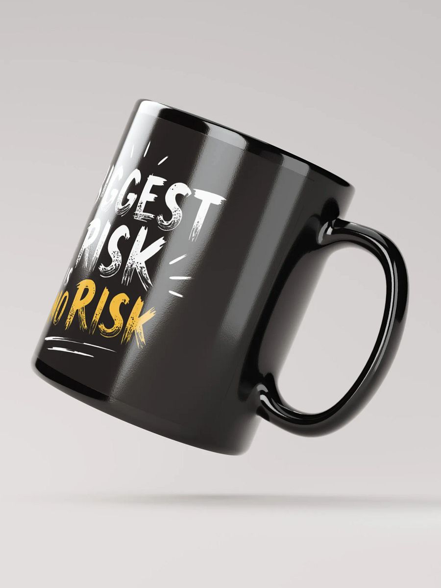 Biggest Risk Is No Risk  Inspirational Mug – Ignite Your Inner Mark Zuckerberg Boldness & Transform Your Life! product image (2)