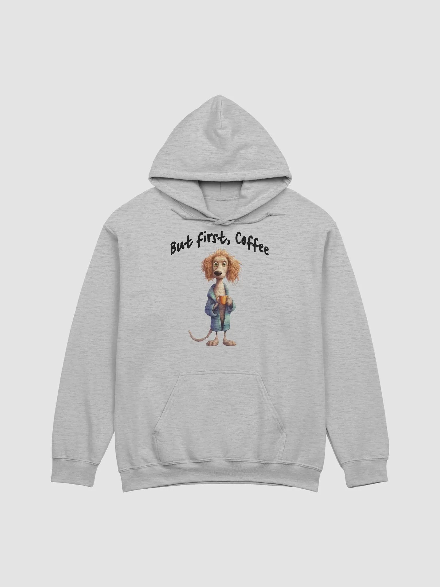 Dog in Robe Says 