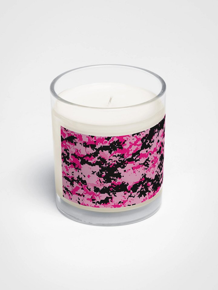 Pink Pixel Camo Soy Wax Candle product image (2)