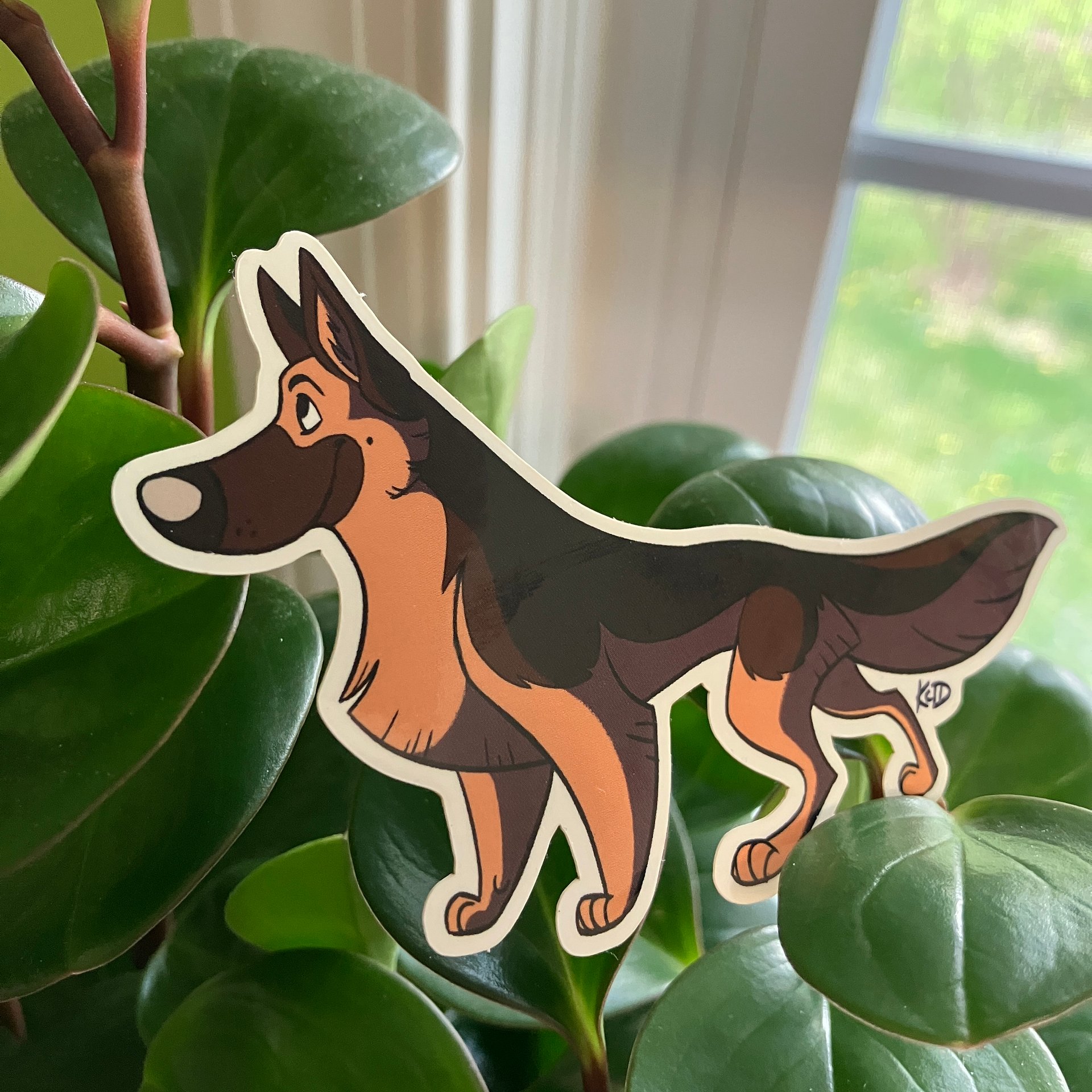 German Shepherd - Vinyl Sticker product image (1)
