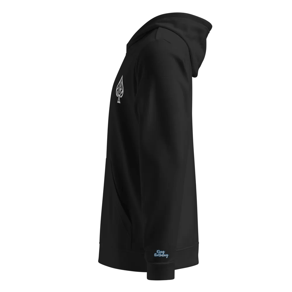 Ace Black/White logo adidas fleece hoodie (FE) product image (2)