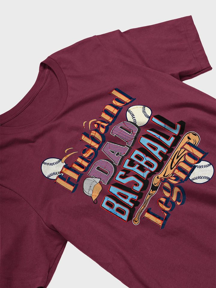 Husband Dad Baseball Legend Sporty T-Shirt product image (5)