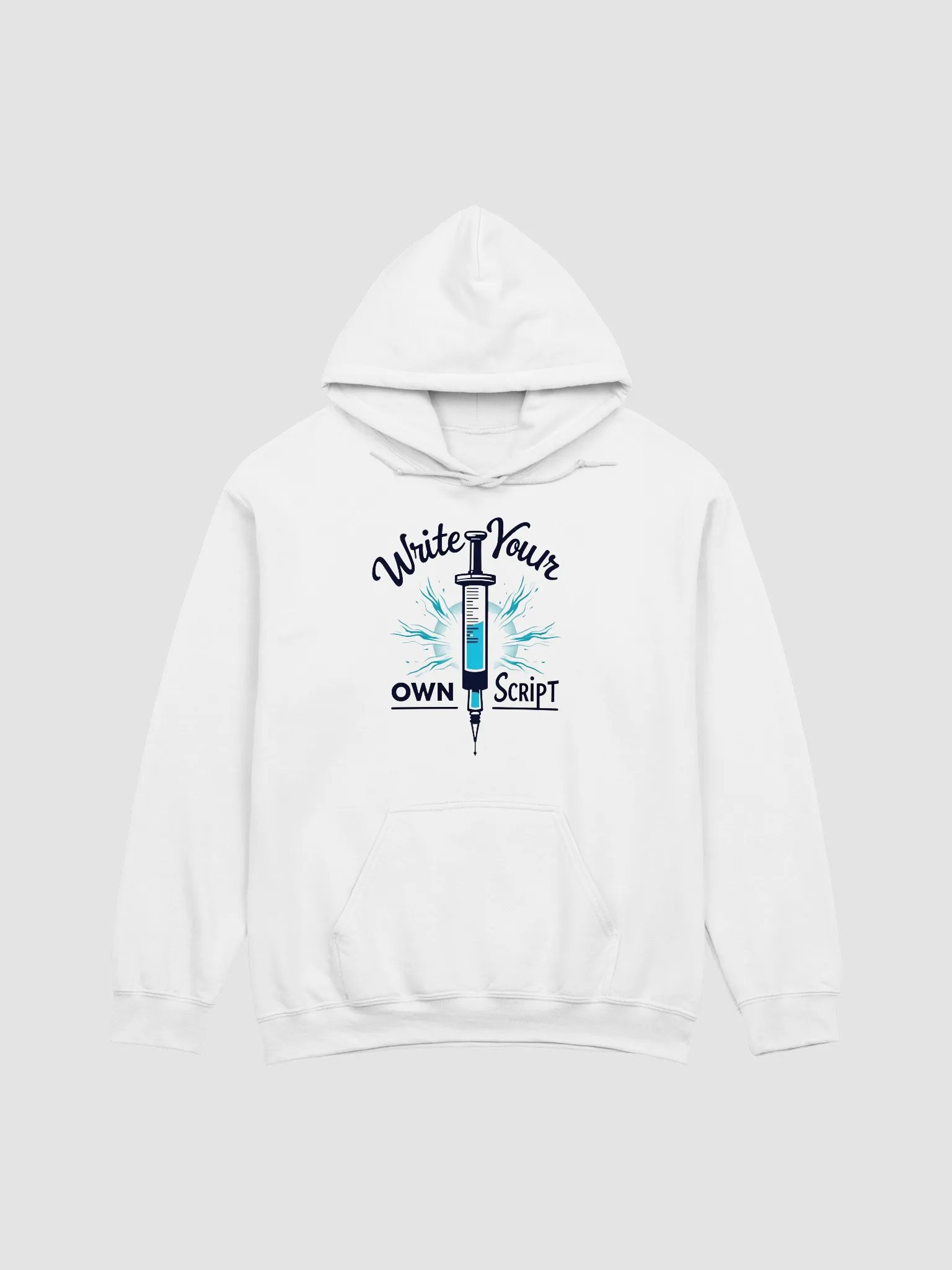 Winged Script Syringe Hoodie product image (3)
