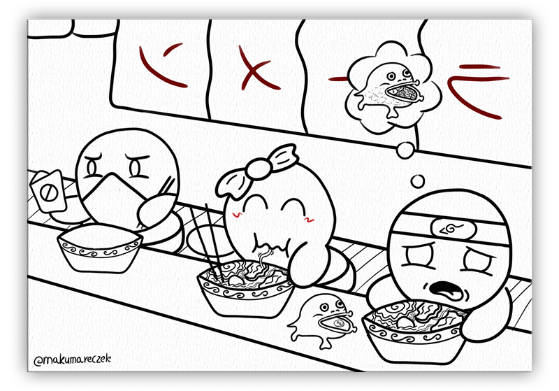 Dango Ramen - Coloring page product image (1)