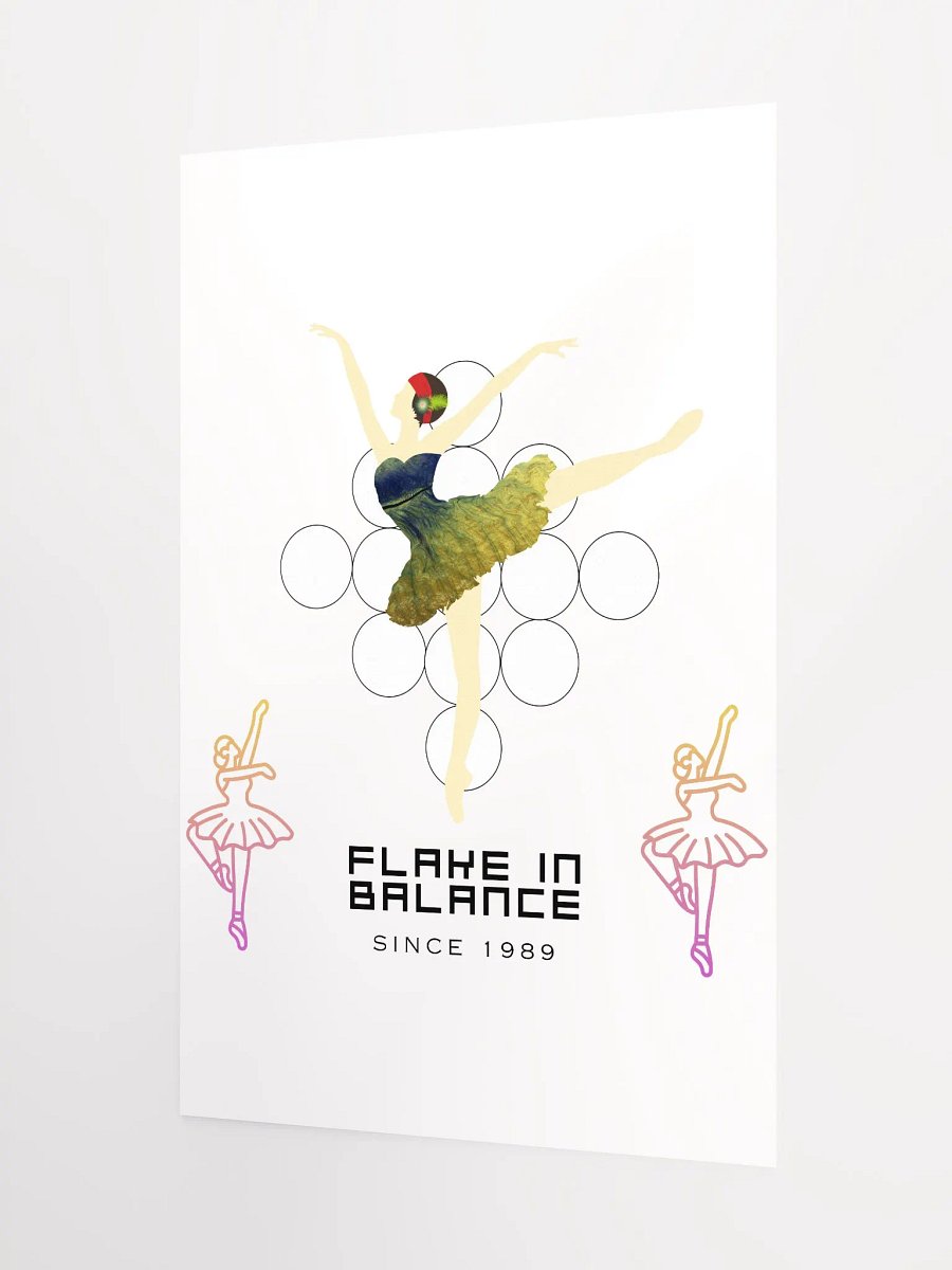 Flake in Balance Enhanced Matte Paper Poster (in) product image (3)