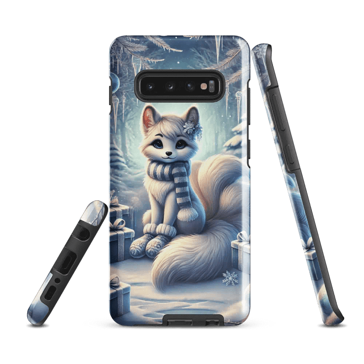 Winter Fox Samsung Tough Case – Cozy Arctic Charm product image (3)