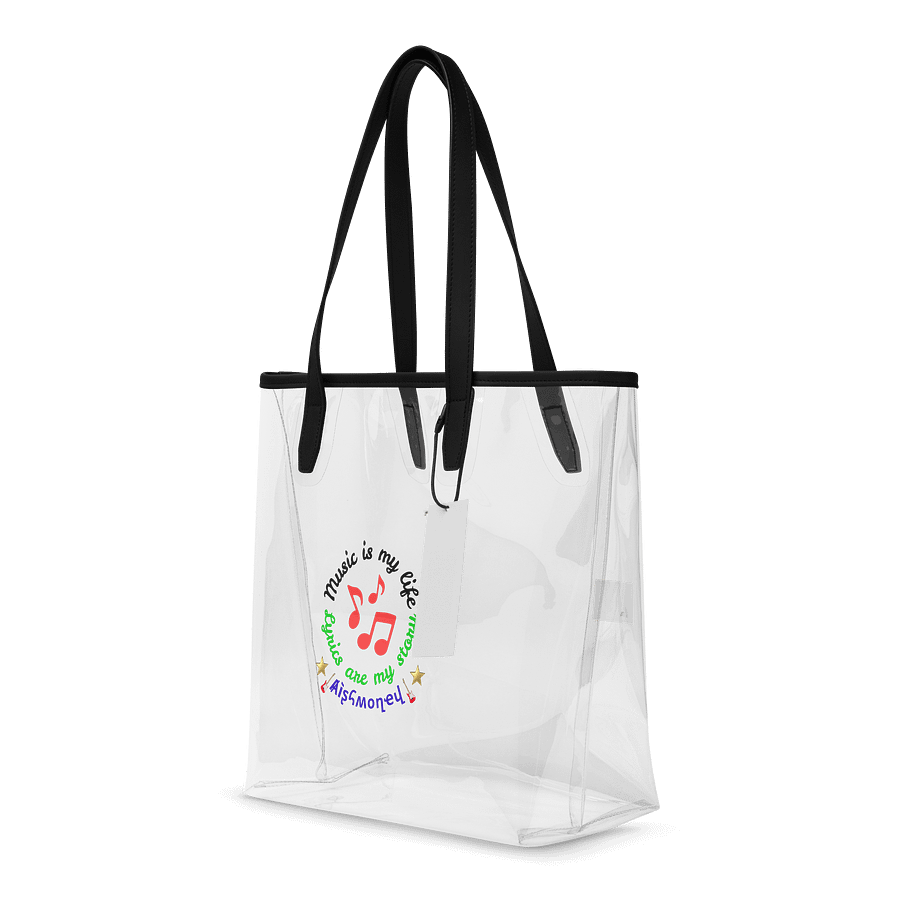 Aishmoney Baila Que Viejoteca Clear Tote Bag product image (4)