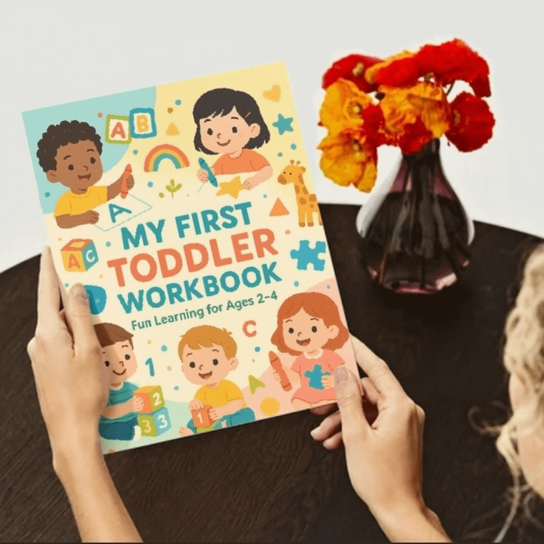 Toddler Learning Workbook 92 Pages | Preschool Printable Activities | Tracing, Counting, Colors, ABCs & Shapes product image (6)