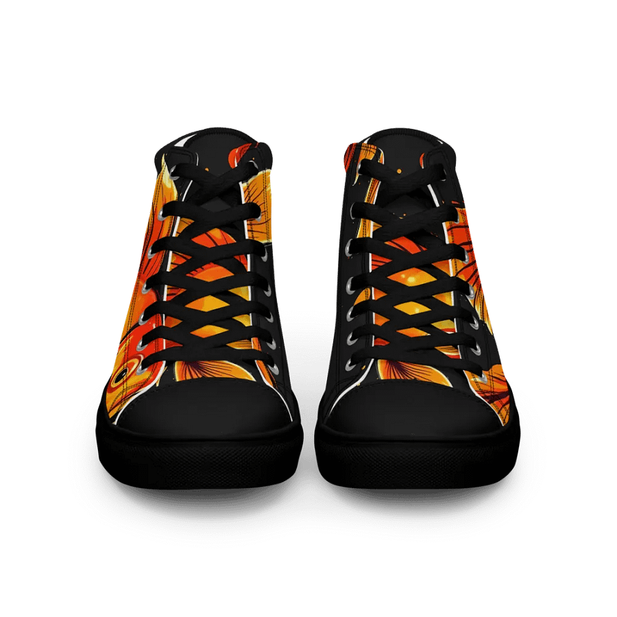 Luminous Fins, Women's High Top canvas shoes product image (3)