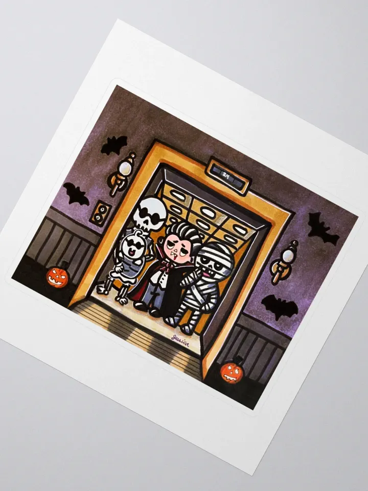Eerie Elevator Sticker product image (5)