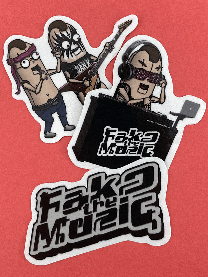 Fake The Music - Sticker Pack #1 product image (1)
