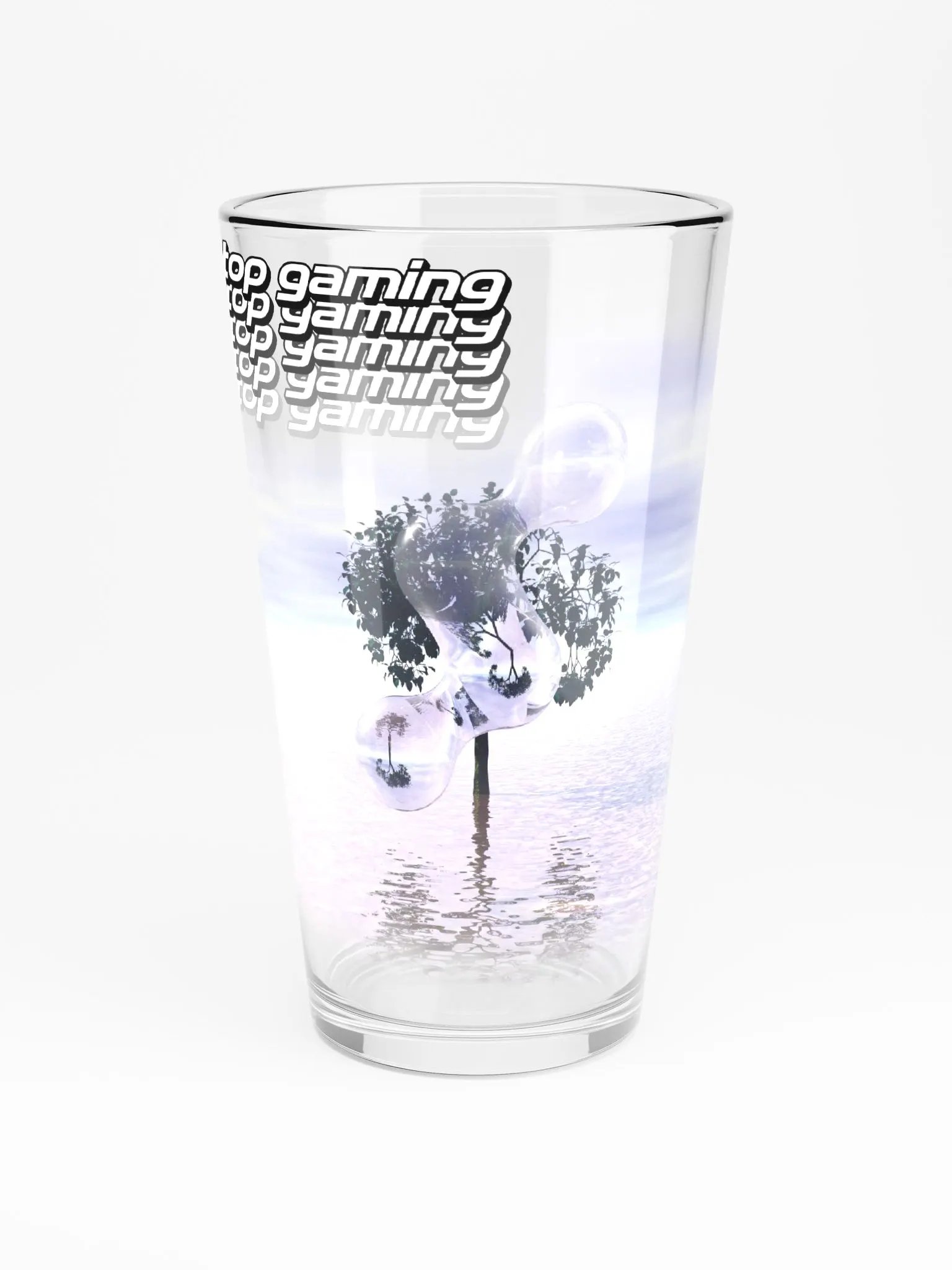 Laptop gaming Y2K PINT GLASS product image (3)