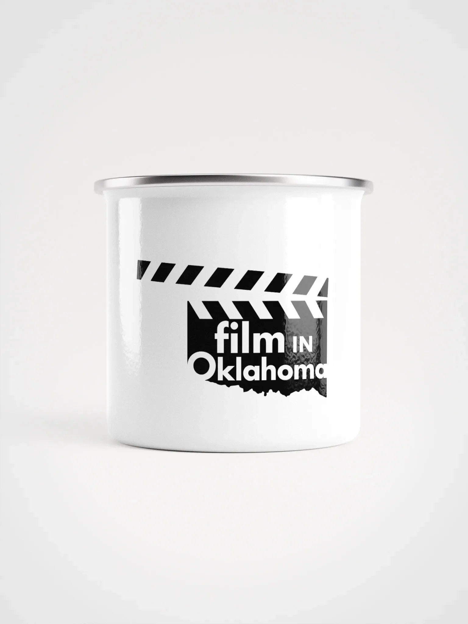 Film In Oklahoma Enamel Mug product image (1)