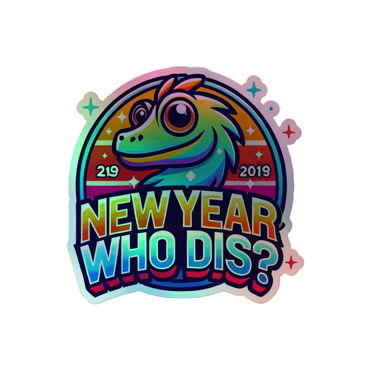 Rainbow Dino 2019 Sticker Set product image (2)