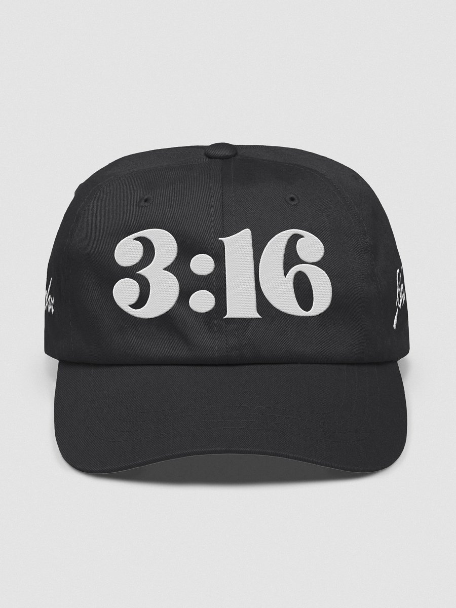 John 3:16 Embroidered Classic Dad Hat product image (2)