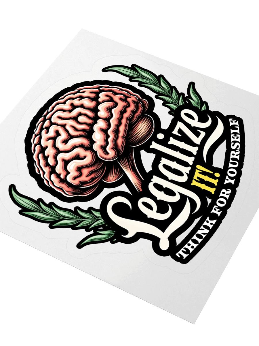 Legalize It: Think For Yourself Sticker product image (3)