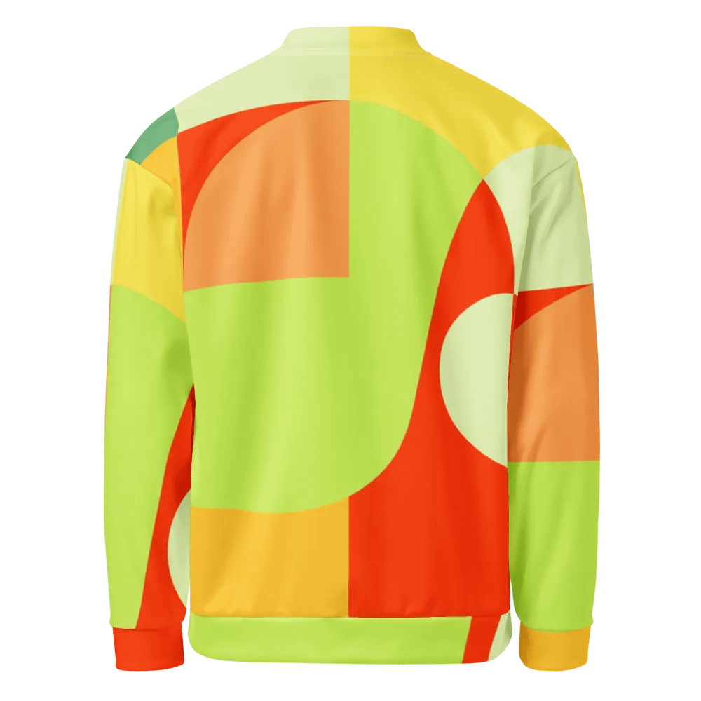 Vibrant Geometry Custom Bomber Jacket product image (2)
