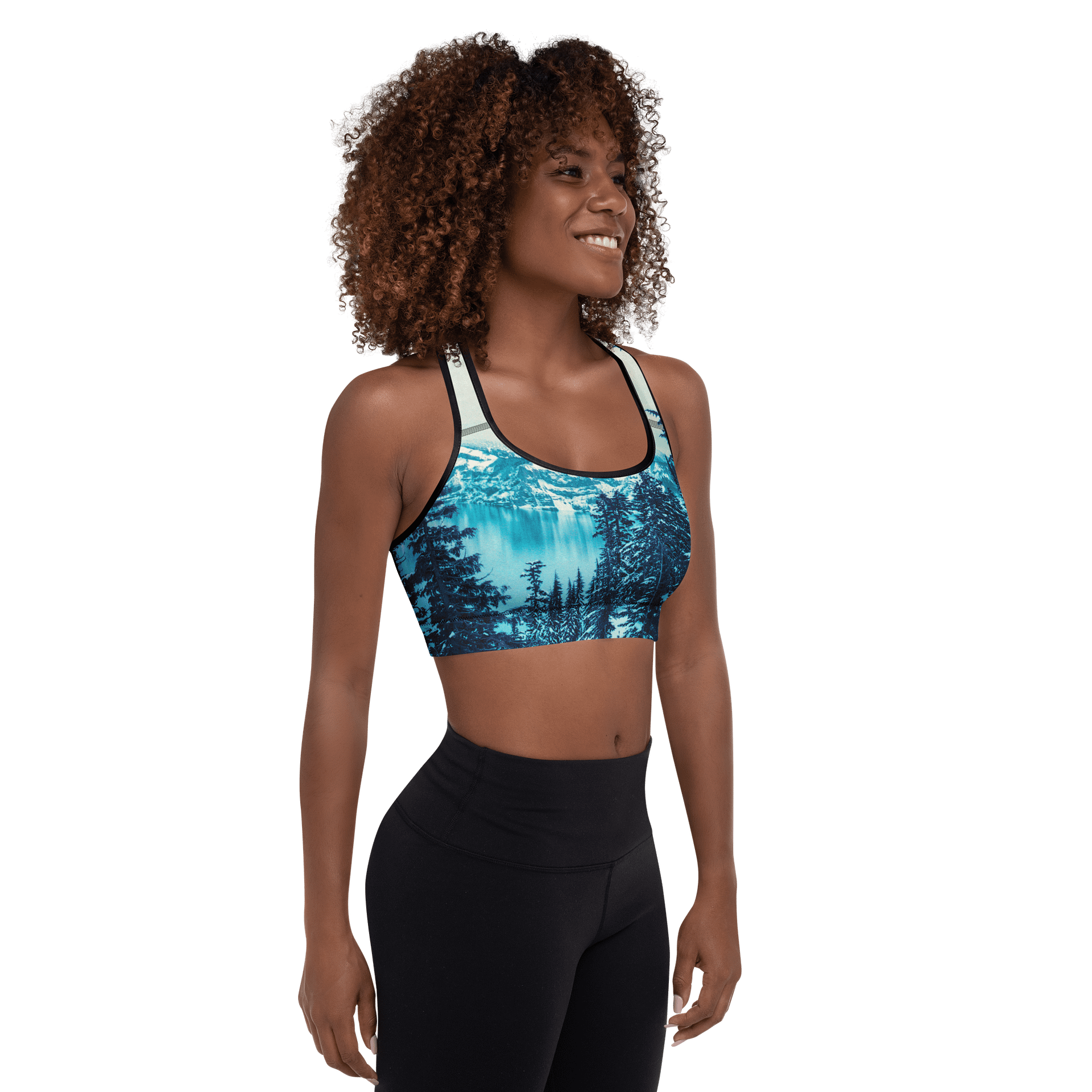 Crater Lake Lomopurple Padded Sports Bra product image (9)
