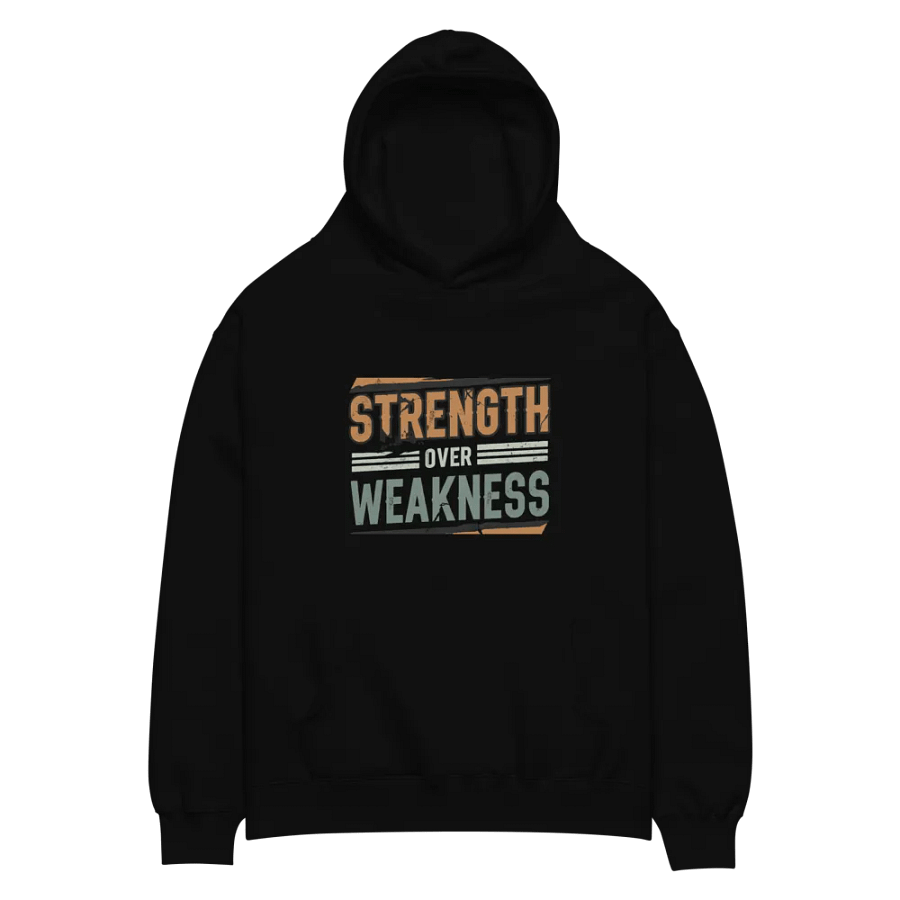 Strength Over Weakness Distressed Hoodie product image (2)