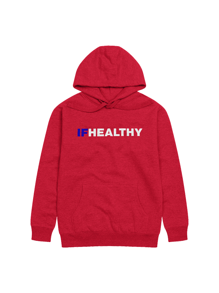 official If Healthy hoodie red product image (1)