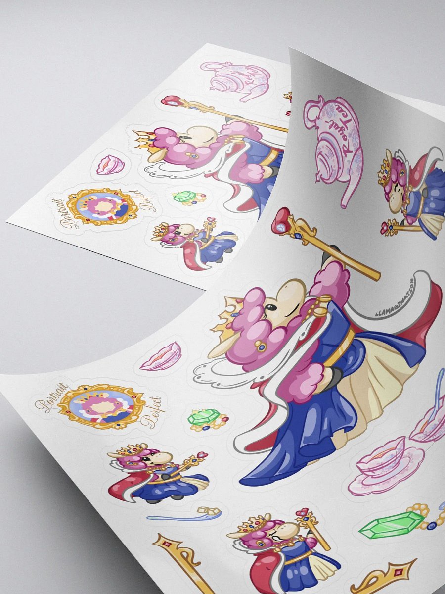 Llama Queen Sticker Set product image (4)