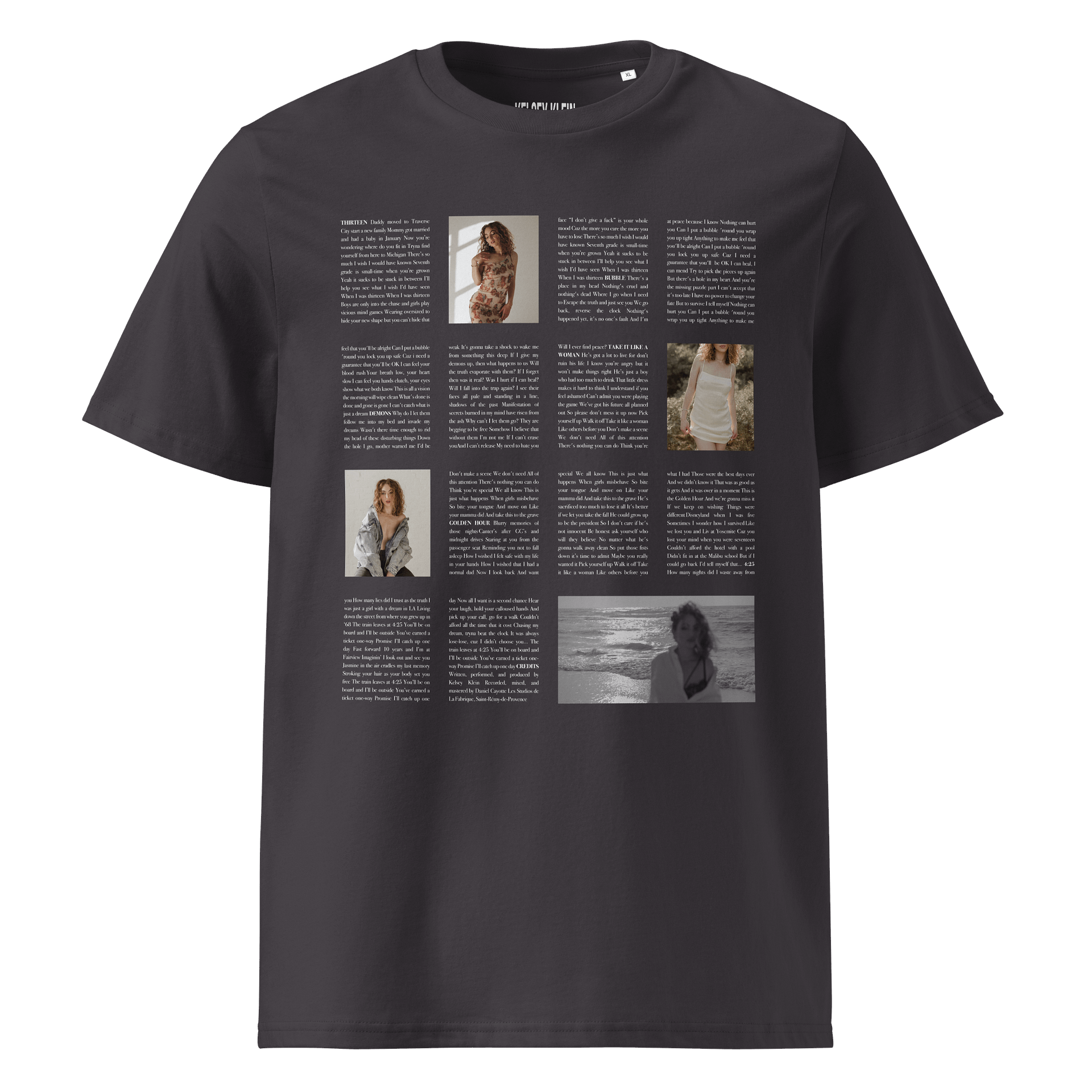 La Fabrique Sessions Lyrics – Organic Cotton T-Shirt (Dark Mode) product image (2)