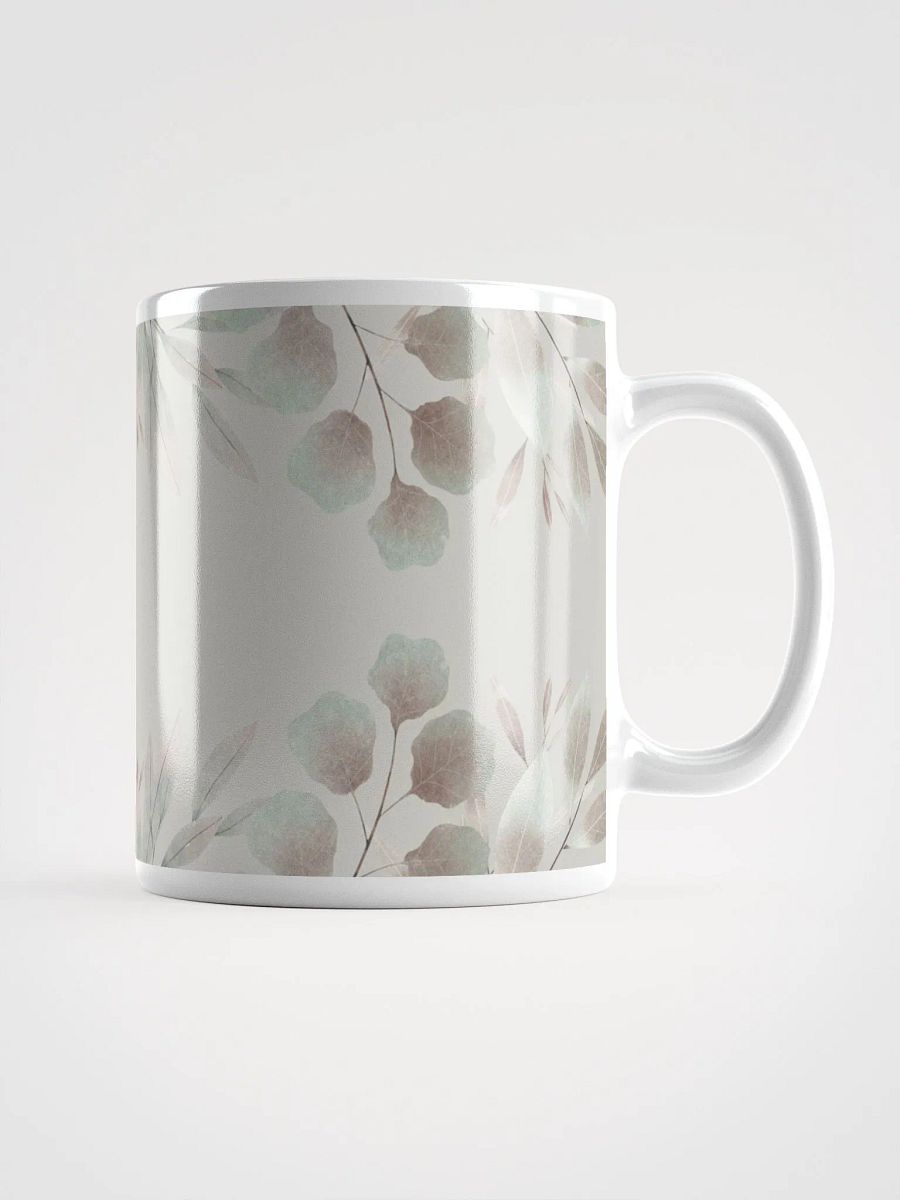 Pastel Leaf White Mug product image (2)