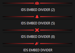 RedRum Embed Divider Bars product image (1)