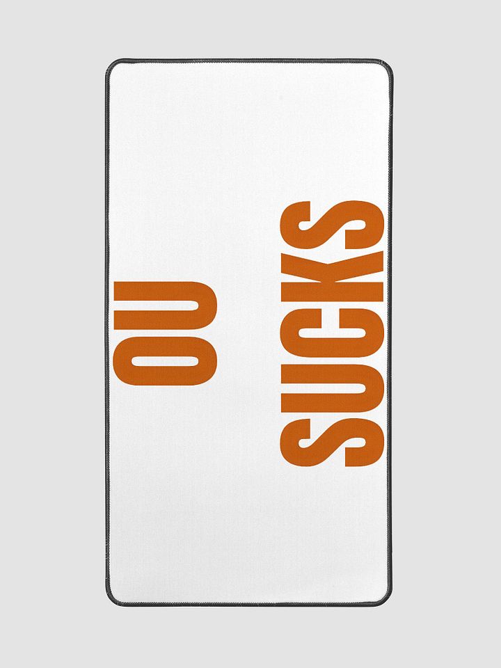 OU SUCKS Bold Statement Desk Mat product image (2)