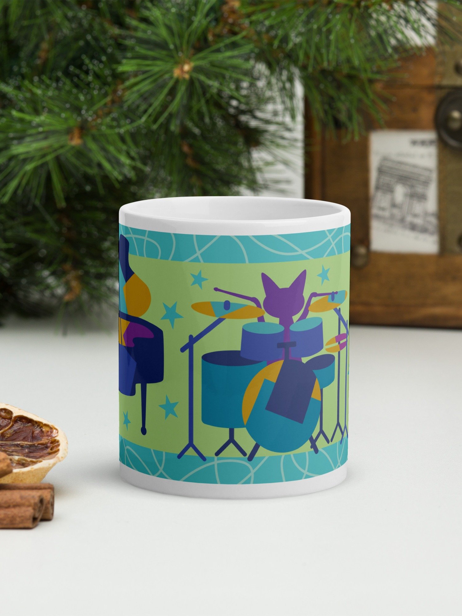 Jazz Music Cats 11 oz Mug product image (2)