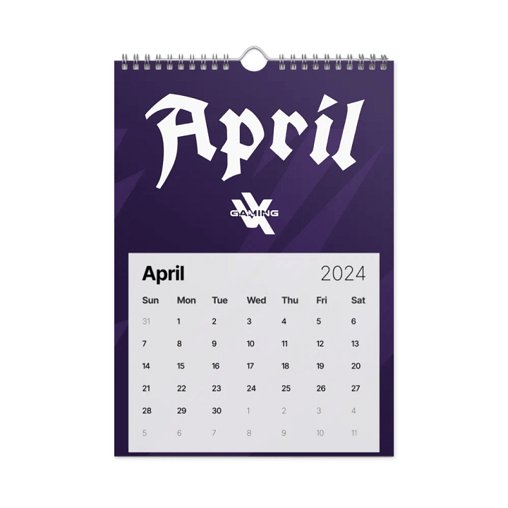 The Official VX Gaming Calendar product image (1)