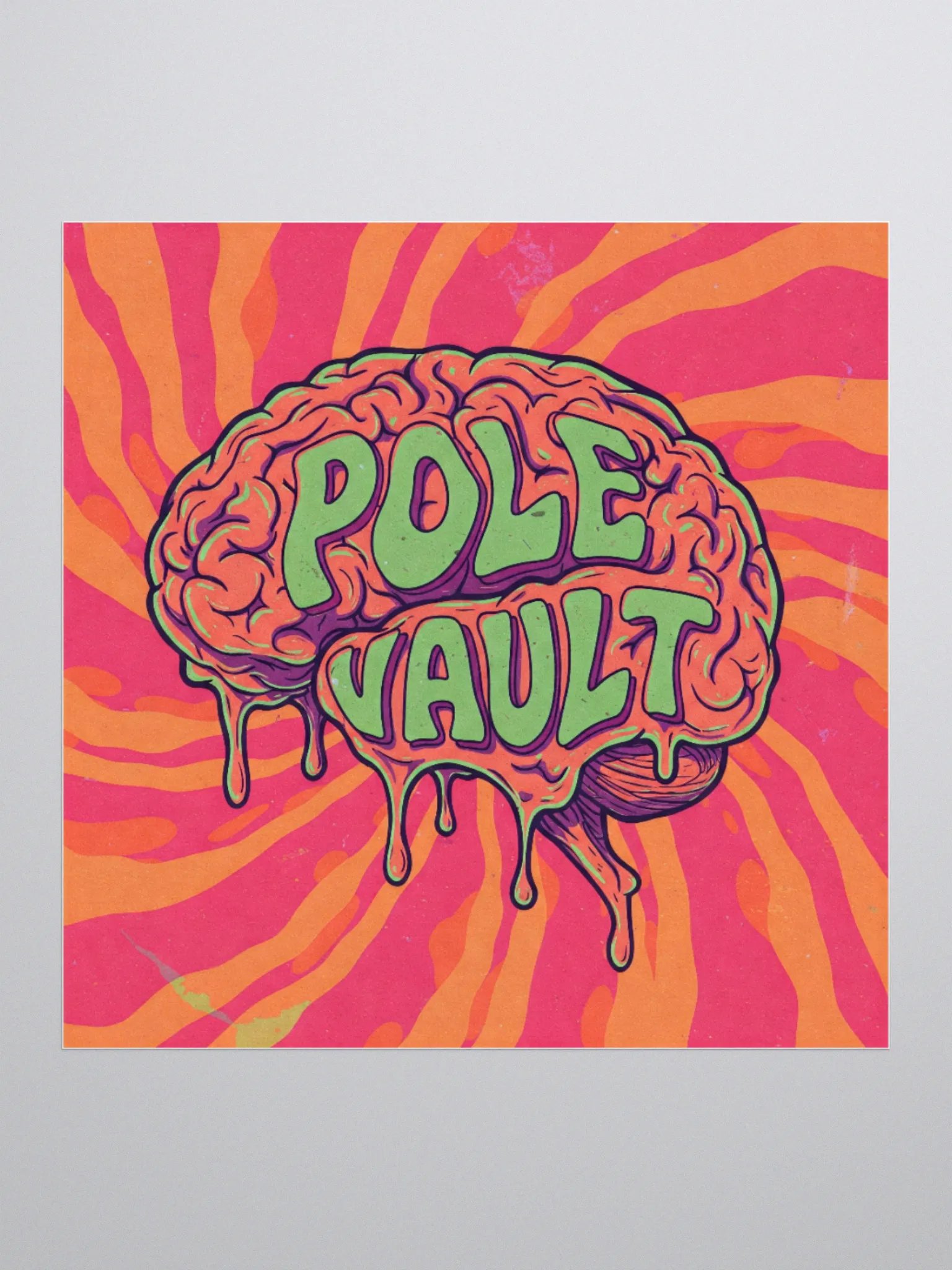 POLE BRAIN Sticker product image (1)