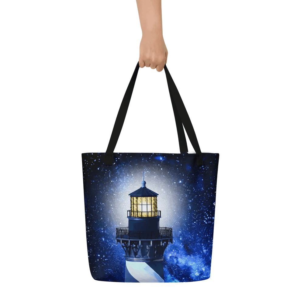 Cape Hatteras Lighthouse At Night - North Carolina Tote Bag product image (10)