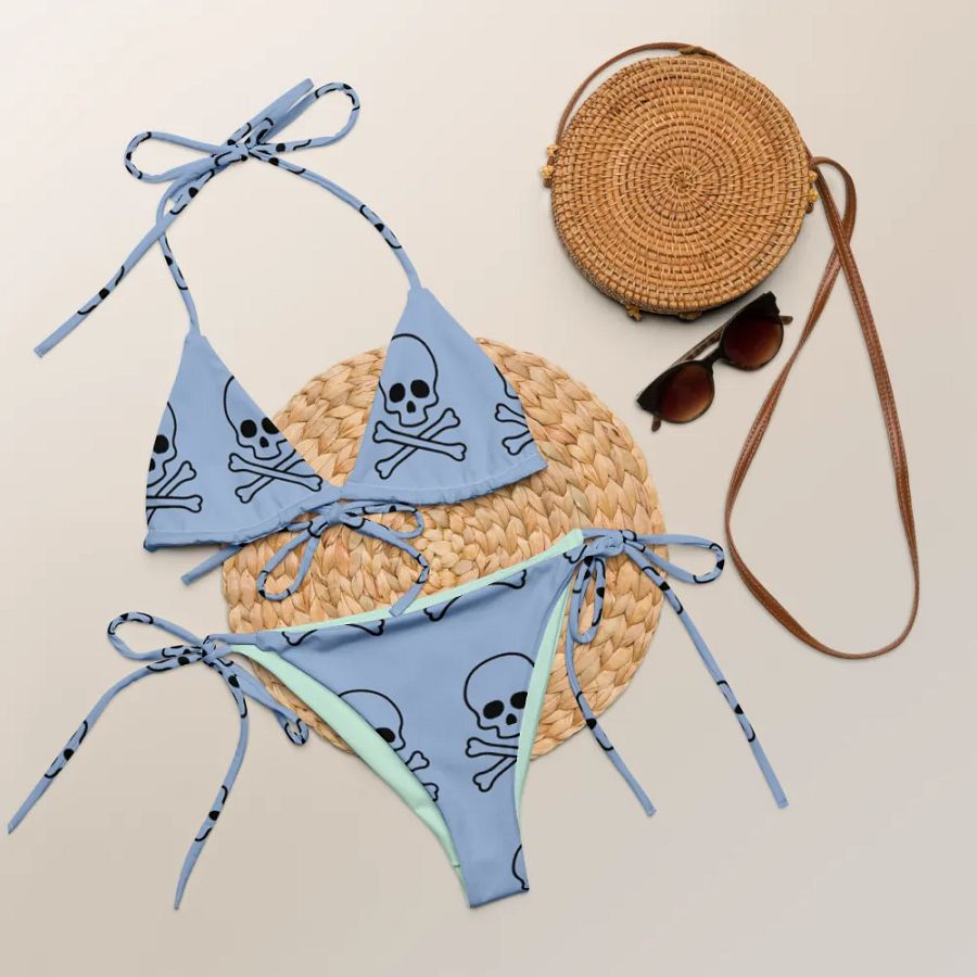 Icy Blue Skull Bikini product image (9)