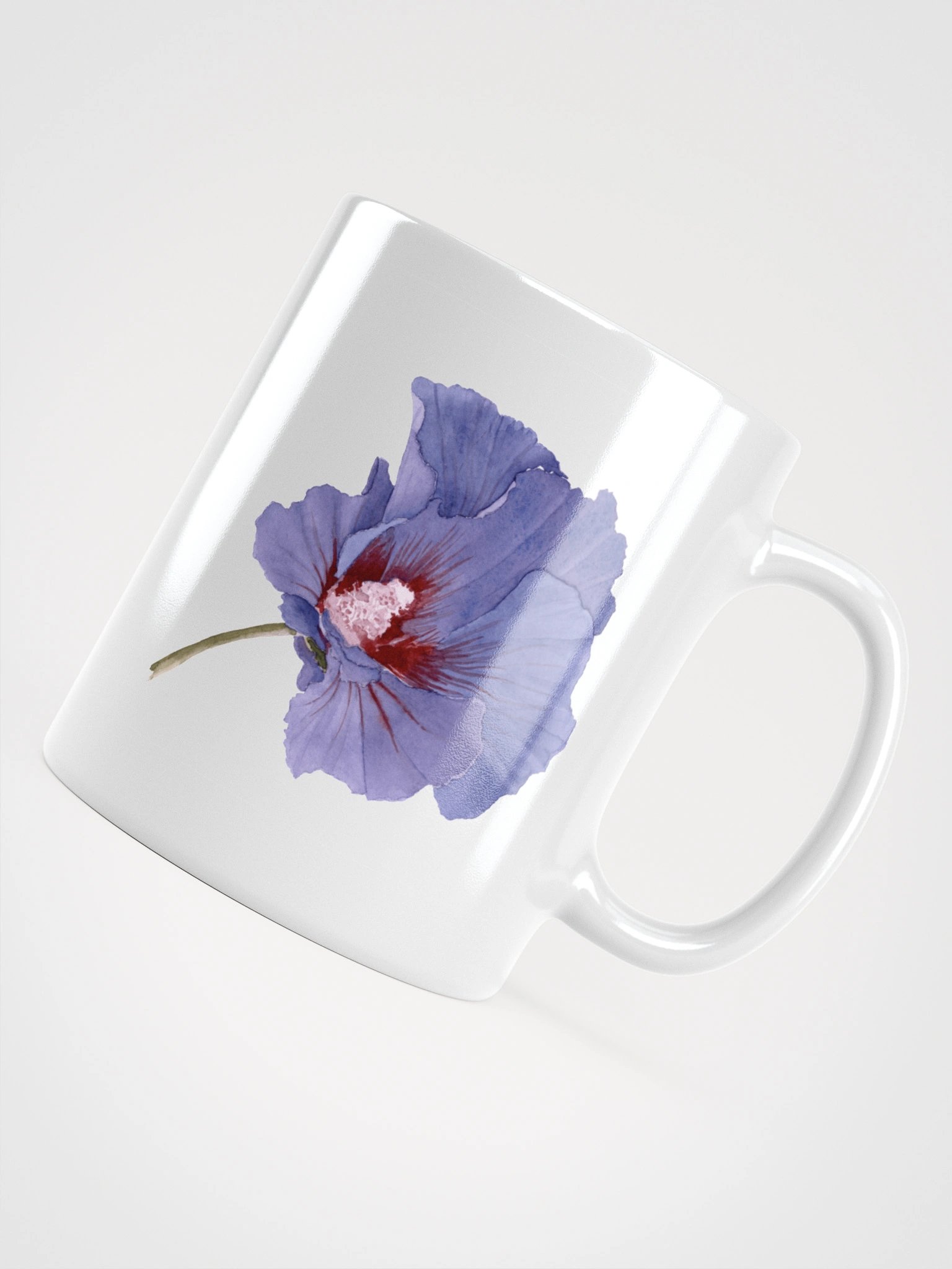 Blue Hibiscus Bloom Mug product image (4)