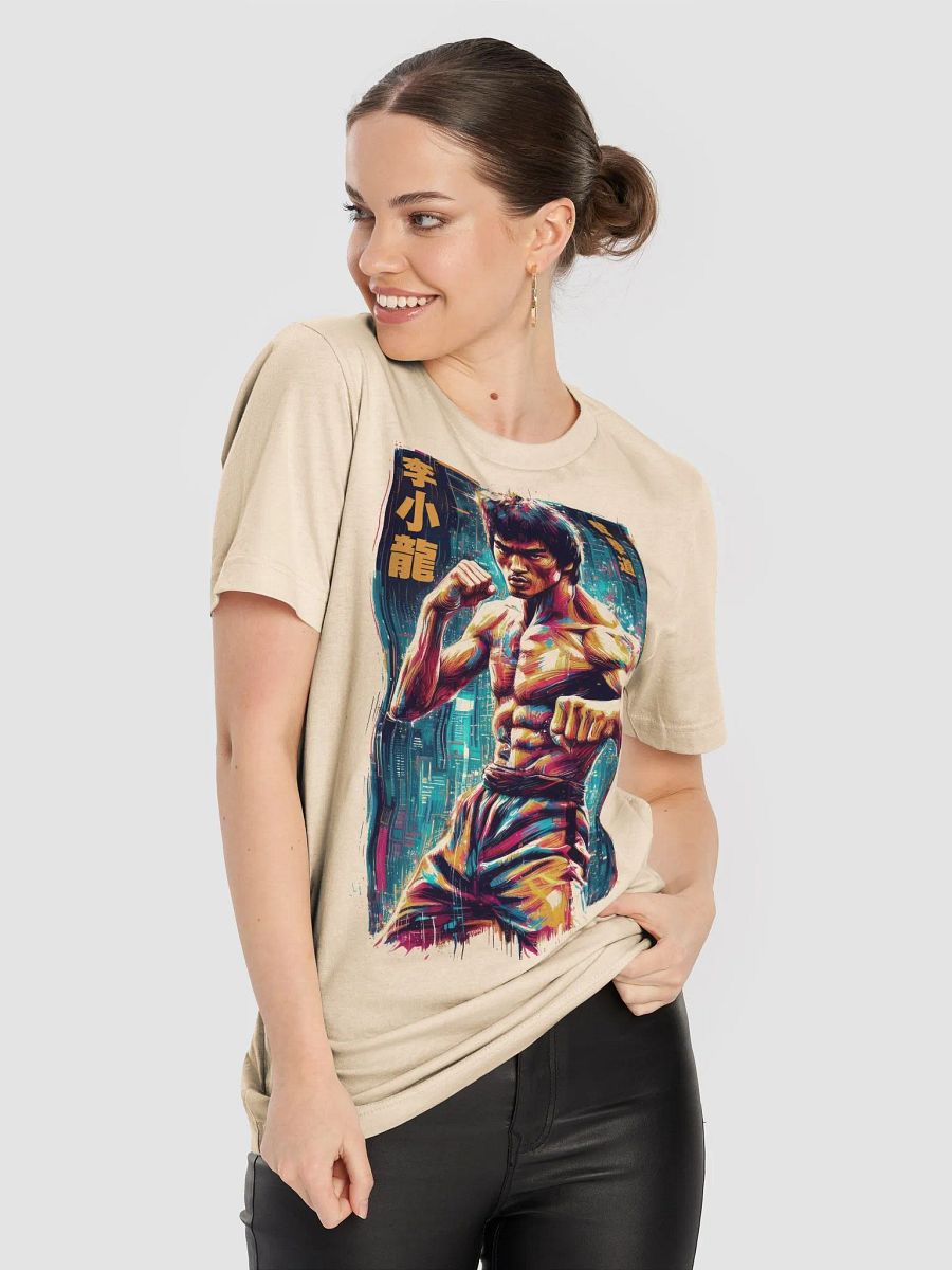 Bruce Lee Cyberpunk Art T-shirt product image (3)