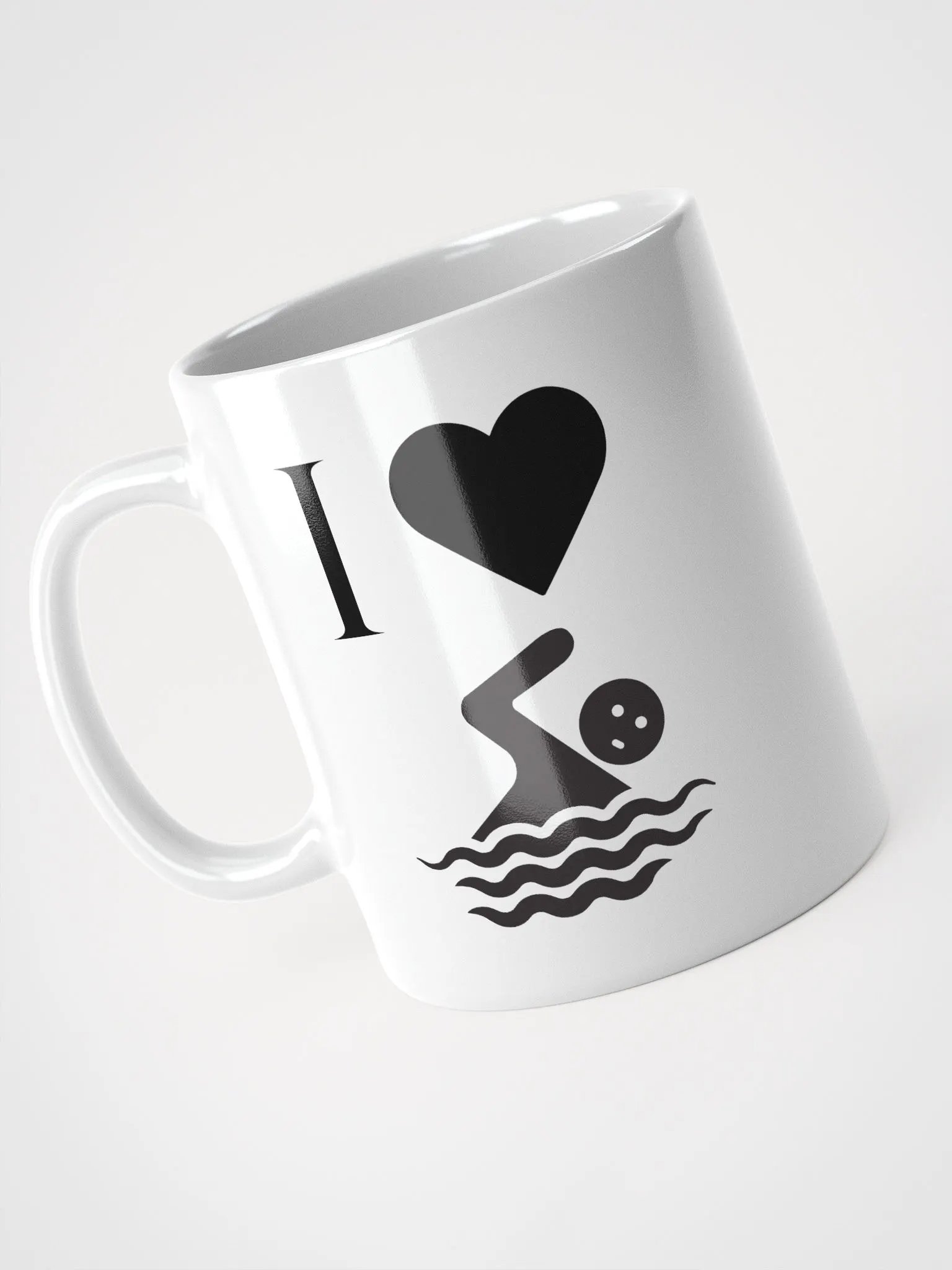 I ❤️ Swimming Mug product image (3)