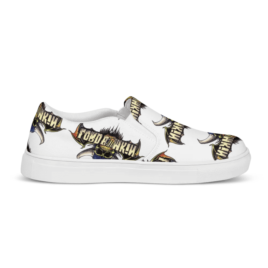 Halloween logo sweathercanvas slip-ons women product image (6)