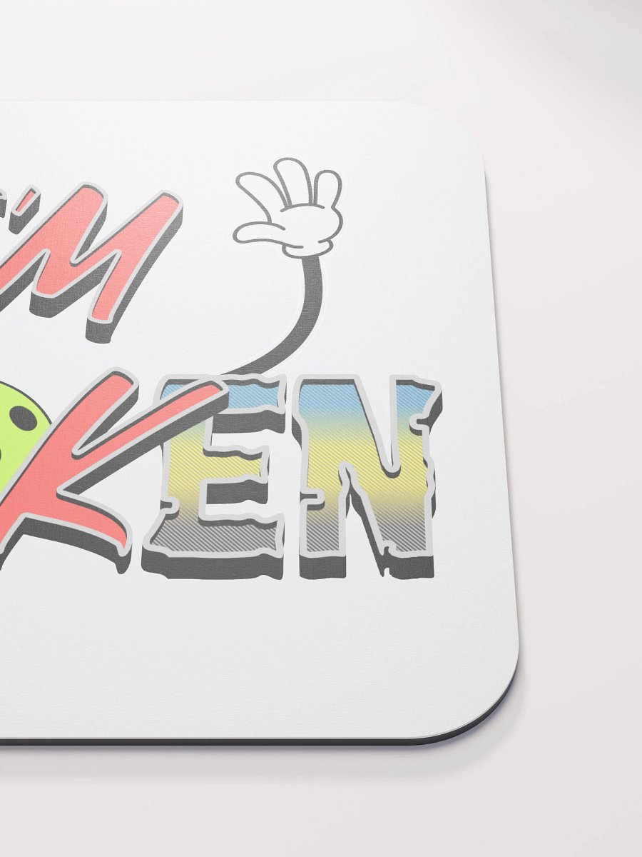 Im Ok Im Broken Pickleball Playful Mouse Pad product image (5)