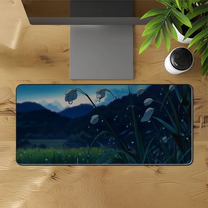 Tranquil Dewdrop Desk Mat - 12"x22" product image (1)