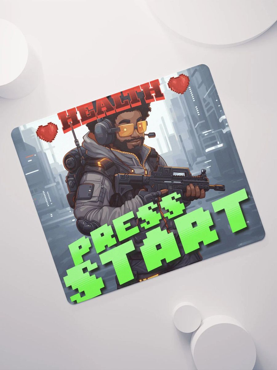Shadoss HD - Press Start Mouse Mat product image (7)