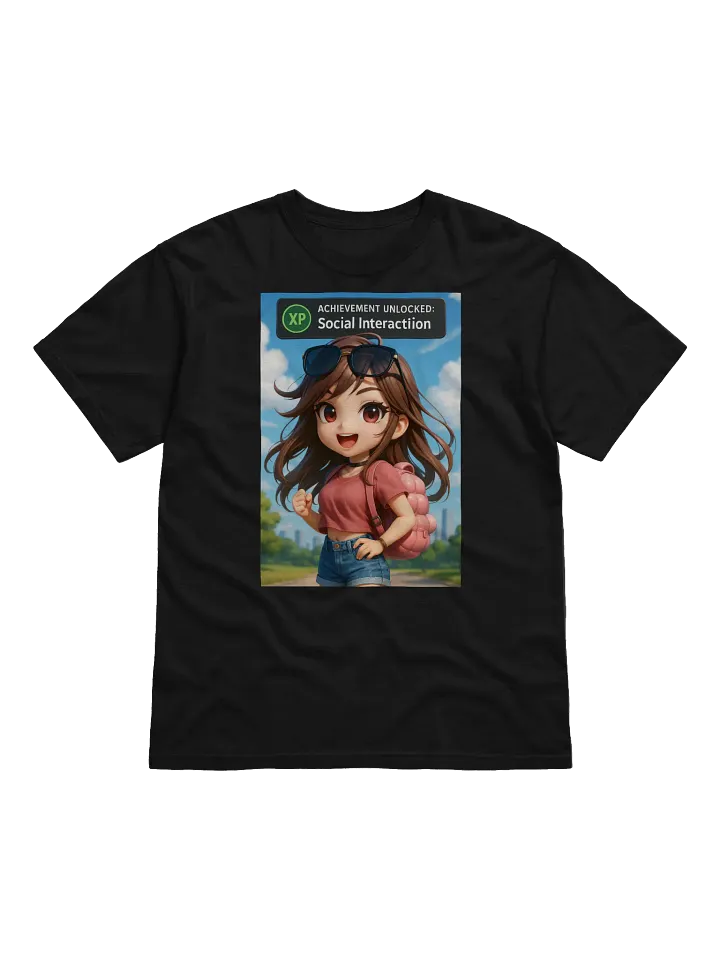 Achievement Unlocked: Social Interaction T-Shirt product image (7)