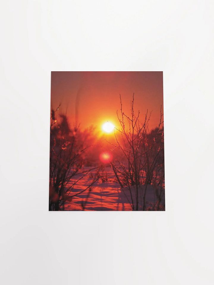 Winter Glow Matte Poster product image (18)