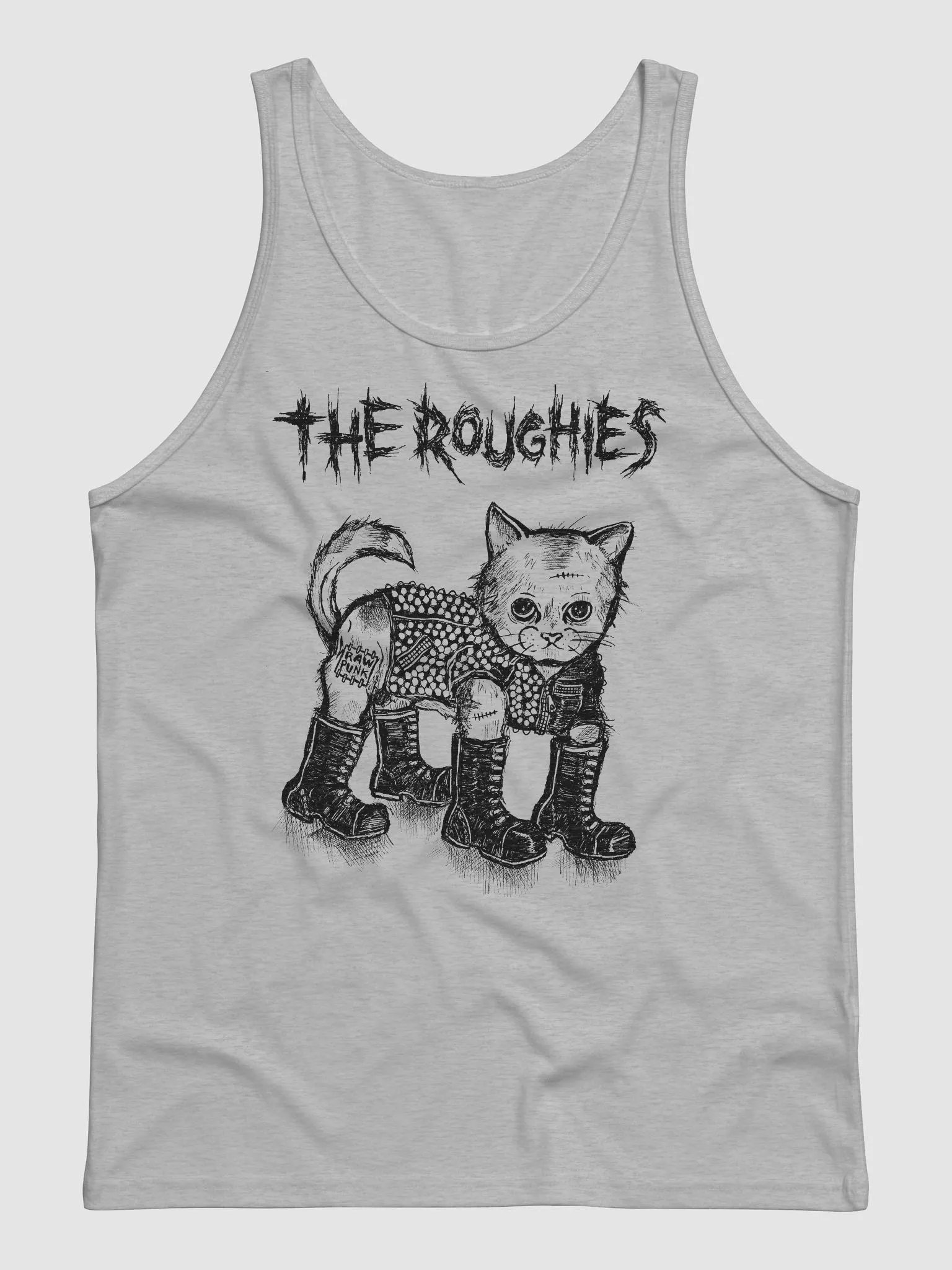 Punk Rock Kitty Tank - Light Colors product image (3)