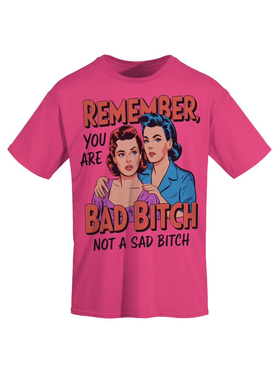 Retro "Bad Bitch" Attitude T-Shirt product image (24)