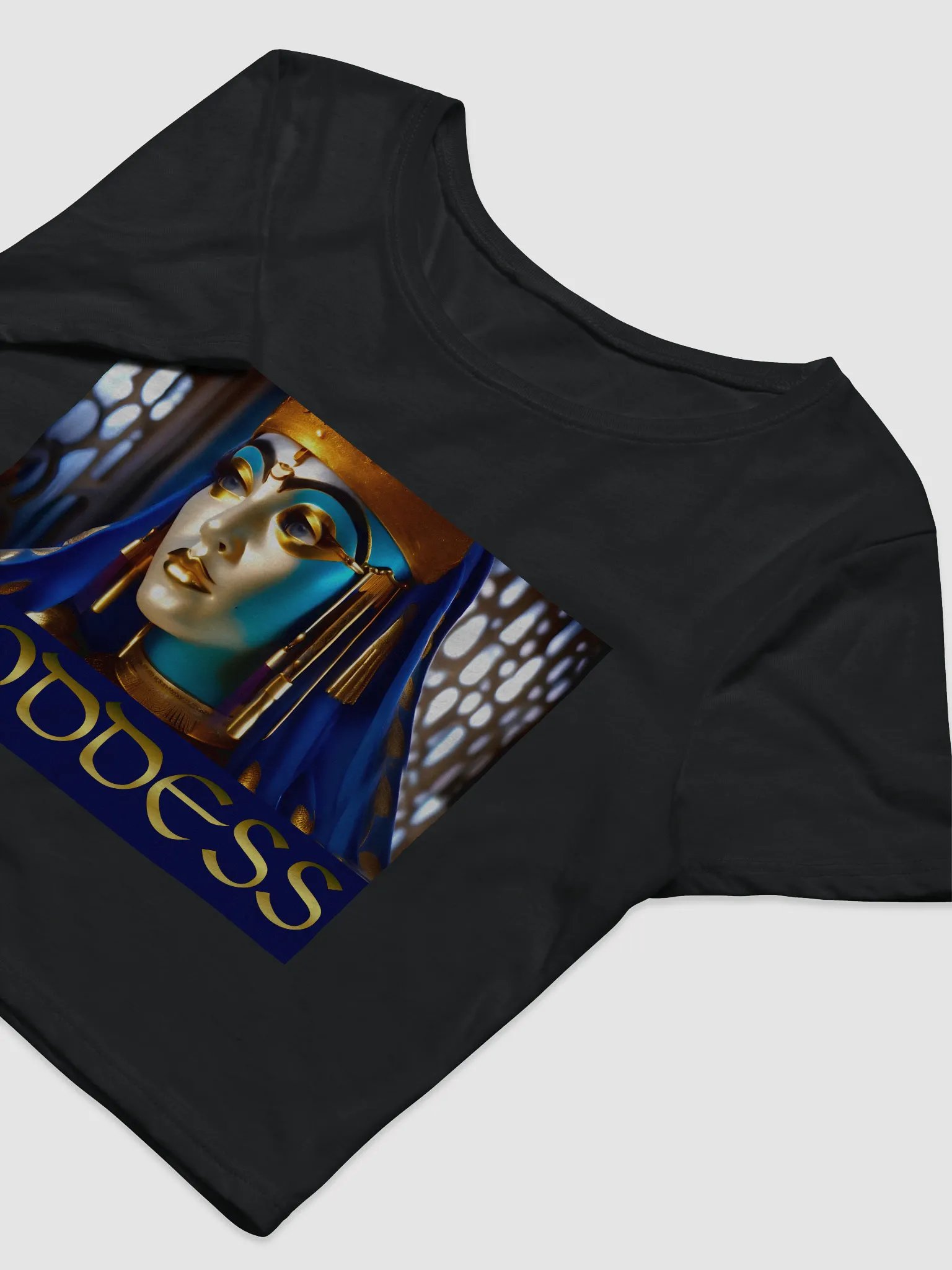 Deekstar Gold Goddess 5 Bella Canvas Women's Crop Tee product image (14)